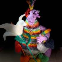 Ждунья «Радужная». Вязаная игрушка, в Москве
