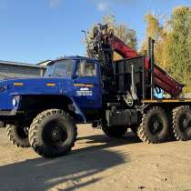 Урал лесовоз капитальный ремонт с новым КМУ, в Санкт-Петербурге