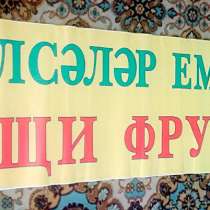 Рекламная вывеска ОВОЩИ ФРУКТЫ на поликарбонате, в Уфе