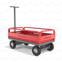 Тележка с бортами для перевозки грузов КРОН-ТПБ-400-02, в Москве