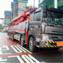 Бетононасос KCP 58ZX170 на шасси HUNDAI TRAGO, в Владивостоке