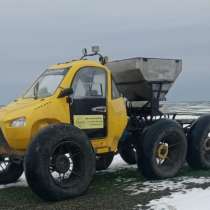 Внесение аммиачной селитры пневмоходом, в Энеме