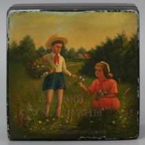 Шкатулка "Пионеры", с. Федоски, в Москве