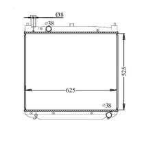 Радиатор охлаждения двигателя GRAND HIACE, REGIUS TO-0295-48, в Артеме