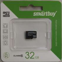 Карта памяти microSD 32Гб С Гарантией Новая, в Нижневартовске