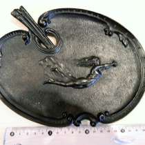 Сувенир:Лоток для визиток(визитница)"Палитра",Каслинский чуг, в г.Ереван