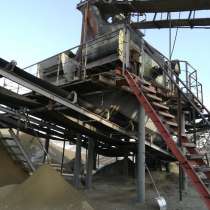 Промывочный комплекс Енисей-63 на базе инерционного грохота, в Красноярске