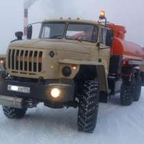Топливозаправщик Урал АТЗ-10 на усиленном длиннобазовом шасси 4320-1912-30, в Уфе