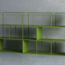 Стеллаж перегородка Лофт металлическая для разделения интерь, в Санкт-Петербурге