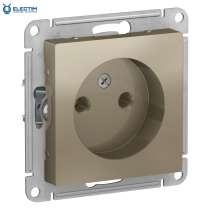Розетка без заземления, 16А, механизм, ШАМПАНЬ, в г.Минск