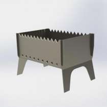 Мангал сборный с подказанником, толщиной 3 мм, в Екатеринбурге