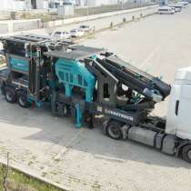 Мобильная щековая дробилка Констмач на колесном шасси, в Москве