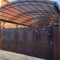 Сварочные работы. Навесы. Кованые ворота с калиткой, в Батайске