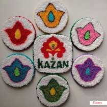 Коврики - подставки с татарским орнаментом, в Казани