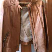 Куртка кожаная, Турция, MASSIMO DUTTI, в Москве