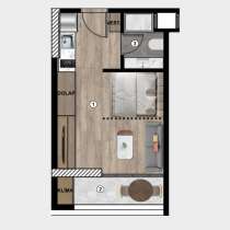 2-к. квартира 54м² Турция, Мерсин, Эрдемли, в г.Мерсин