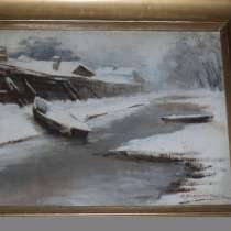 Перикл Ксидиас, картина "Рисунок с натуры" . Нач. 1900-х гг., в Санкт-Петербурге