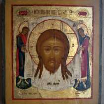 Старинный образ «Спас Нерукотворный» романовских писем. 18 в, в Санкт-Петербурге