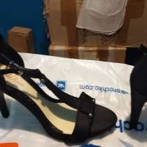 Туфли на высоком каблуке атлас и кожа, в Санкт-Петербурге