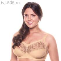 Бюстгальтер 675BN без каркасов Золотые искры Трибуна. Размер: 100F, Бренд: ТРИБУНА (РОССИЯ), Цветовая гамма: Золотые искры (БЮСТГАЛЬТЕРЫ), в Москве