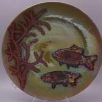 Авторская декоративная тарелка "Рыб, в Москве