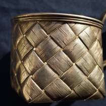 Подстаканник-лукошко. Серебро "84". Фирма "ГРАЧЕВЪ". 1892 г, в Санкт-Петербурге