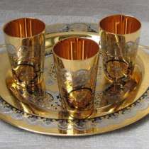 НАБОР ПОДНОС И ТРИ СТОПКИ - (ЗЛАТОУСТ, НОВЫЙ), в Москве