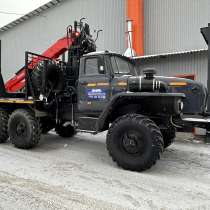 Лесовоз Урал капремонт с манипулятором Велмаш Лизинг, в Вологде