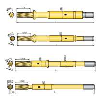 Хвостовик аналог Atlas Copco COP 2550, 2550EX, 2550UX, в г.Баку