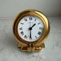 Часы настольные золотые Cartier, в Москве