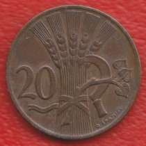 Чехословакия 20 геллеров 1949 г. бронза нечастая, в Орле