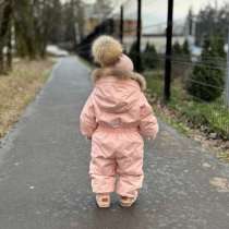 Зимний комбинезон для девочки от 1 года до 1,6 лет, в Румянцево