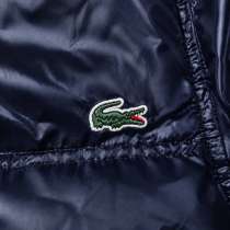 Мужская зимняя куртка-пуховик Lacoste тёмно-синяя, в Иркутске