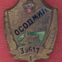 СССР знак ОСОДМИЛ малый размер, в Орле