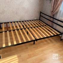Кровать двуспальная Мета 160х200 см + матрас, в Сыктывкаре
