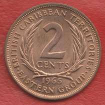 Восточно Карибские острова Карибы 2 цента 1965 г, в Орле