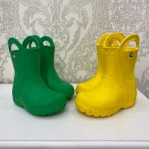 Сапоги детские резиновые crocs c9, в Москве