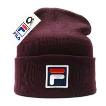 Шапка мужская Fila flap бордовый, в Москве
