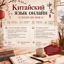 ?? КИТАЙСКИЙ ЯЗЫК ОНЛАЙН | С НУЛЯ ДО HSK 4  Хотите выучить, в Москве