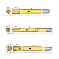 Хвостовик аналог Atlas Copco COP 3038, в г.Баку